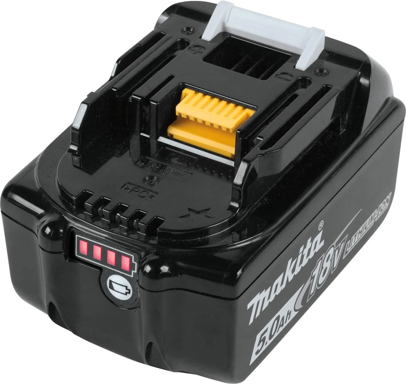 Makita 18V Power Kit – 5.0Ah Battery, Rapid Charger, and Makpac Type 3 Case with Custom Inlay