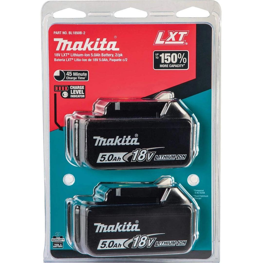 Makita DTD153RTJ 18V LXT Brushless Impact Driver Kit – Dual 5.0Ah Batteries, Rapid Charger & MAKPAC Case Included
