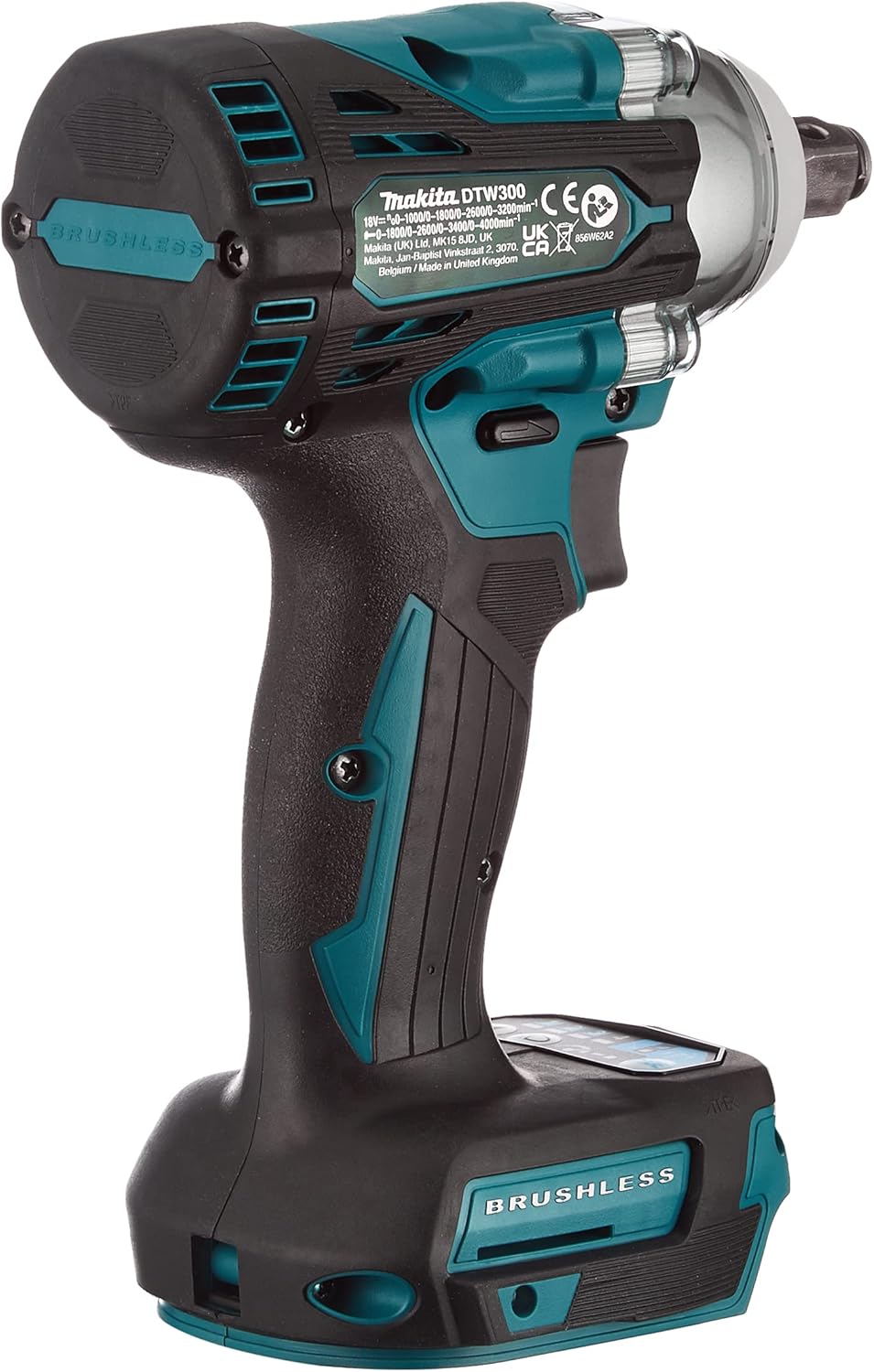 Makita DTW300Z 18V Brushless Cordless Impact Wrench – Tool Only, No Batteries or Charger