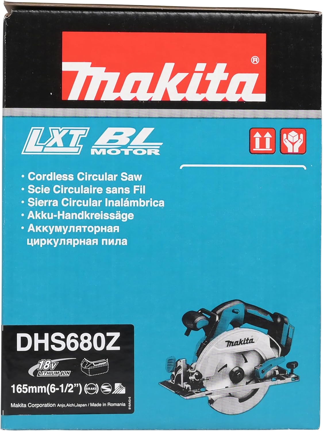Makita DHS680Z 18V LXT Brushless Cordless Circular Saw 165mm – Batteries & Charger Not Included