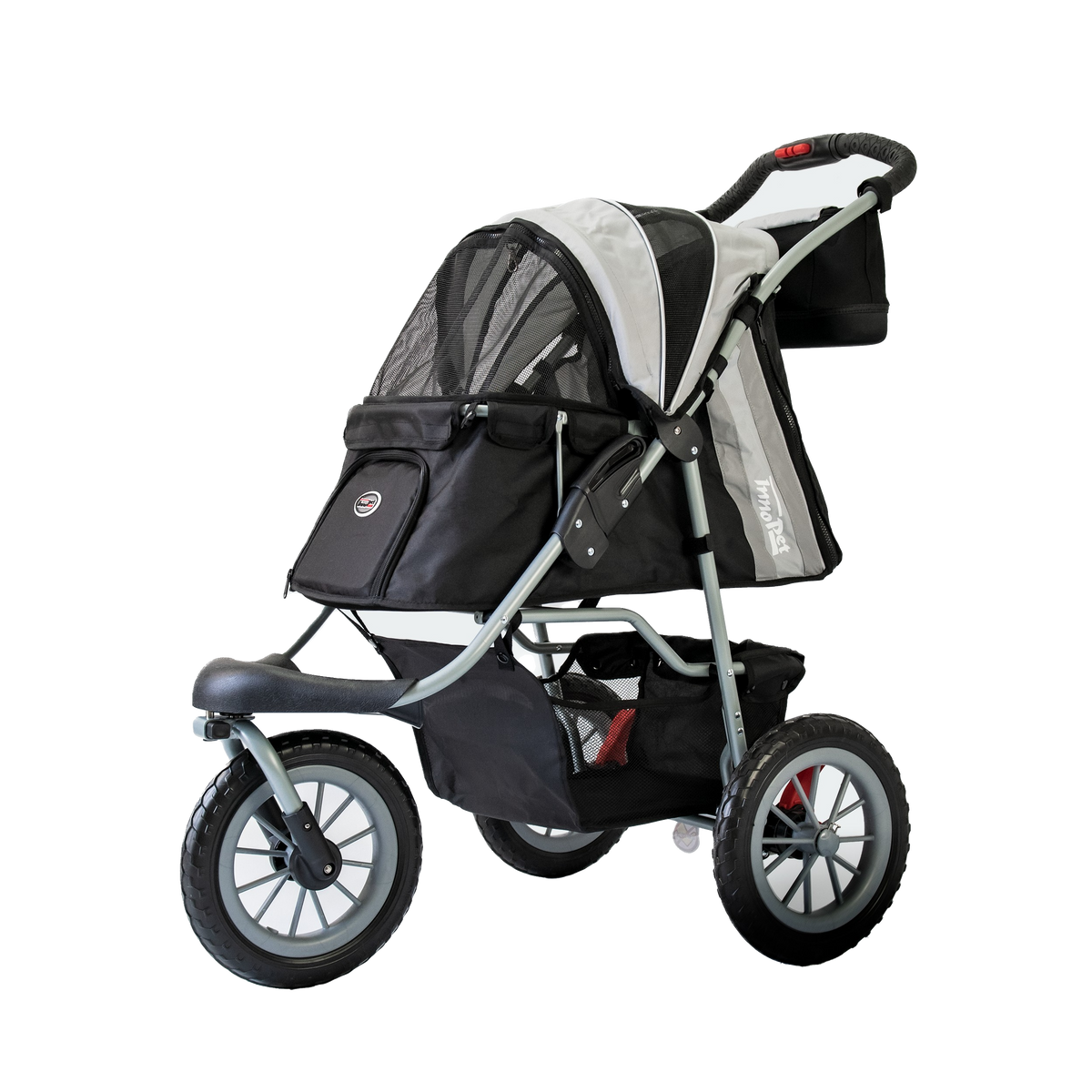 Innopet Comfort EFA ECO Dog Stroller v2.0 - Silver & Black