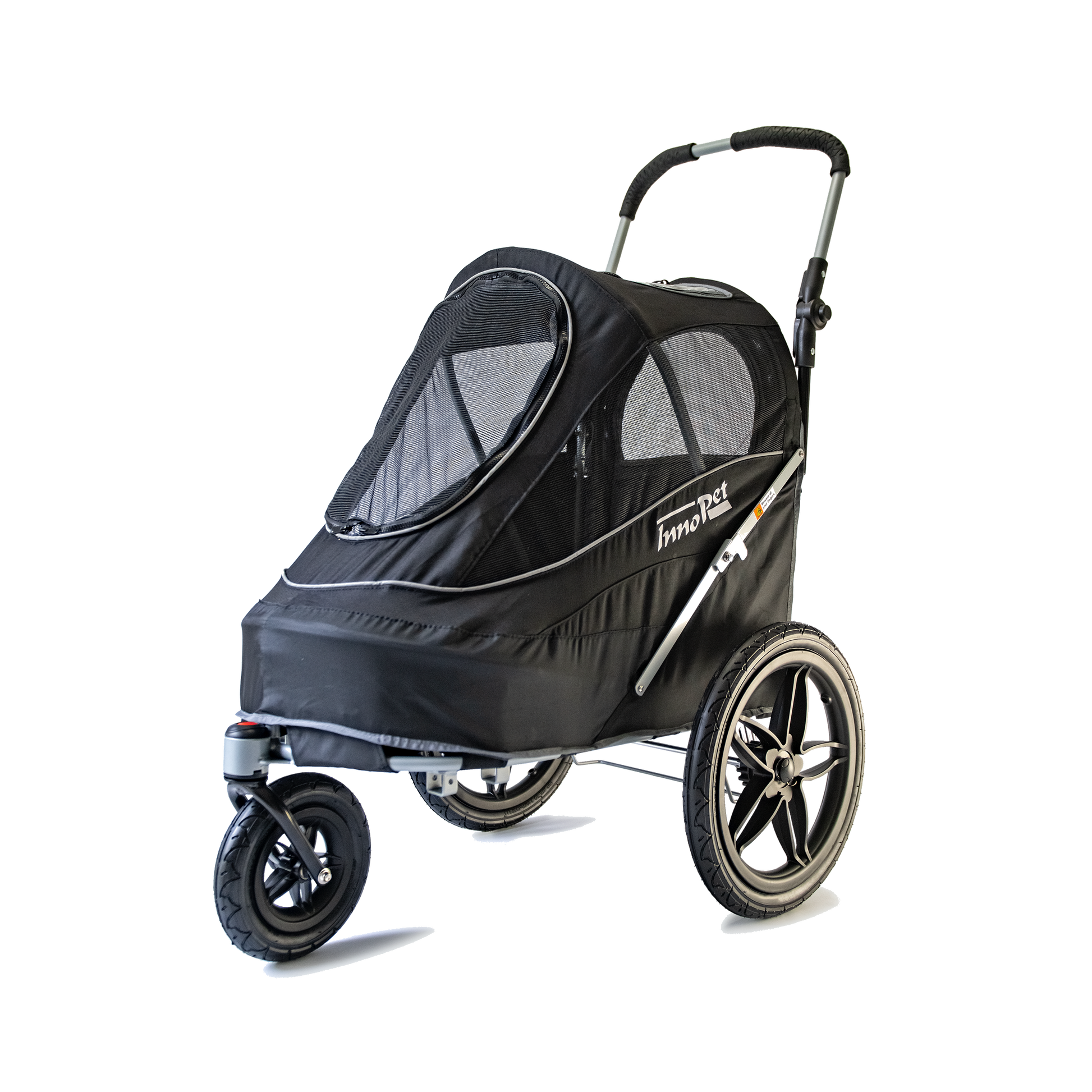 Innopet Sporty Black EVR Dog Stroller - Free Rain Cover
