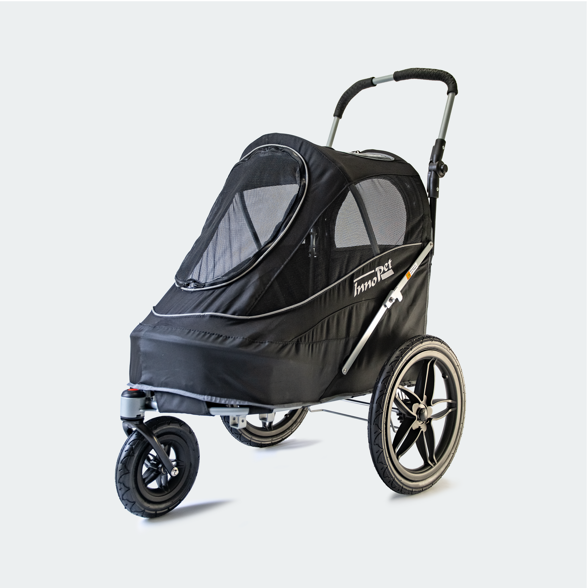 Innopet Sporty Black EVR Dog Stroller - Free Rain Cover
