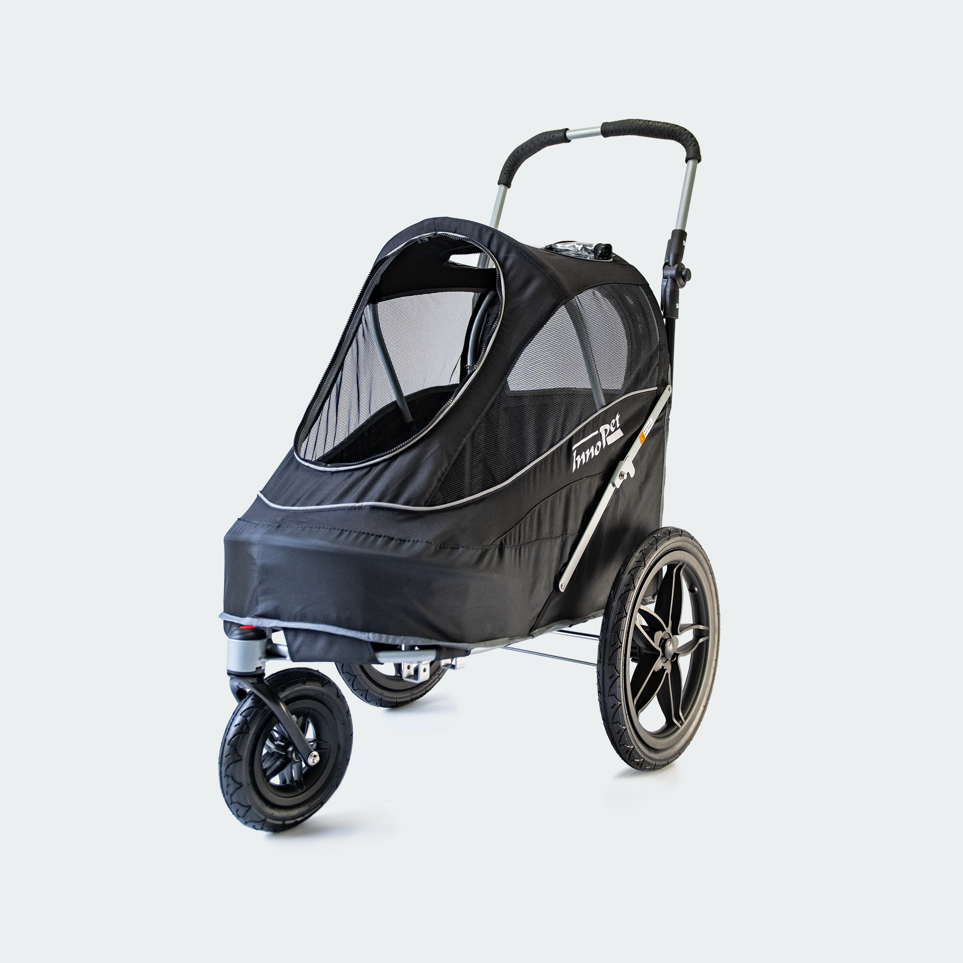 Innopet Sporty Black EVR Dog Stroller - Free Rain Cover