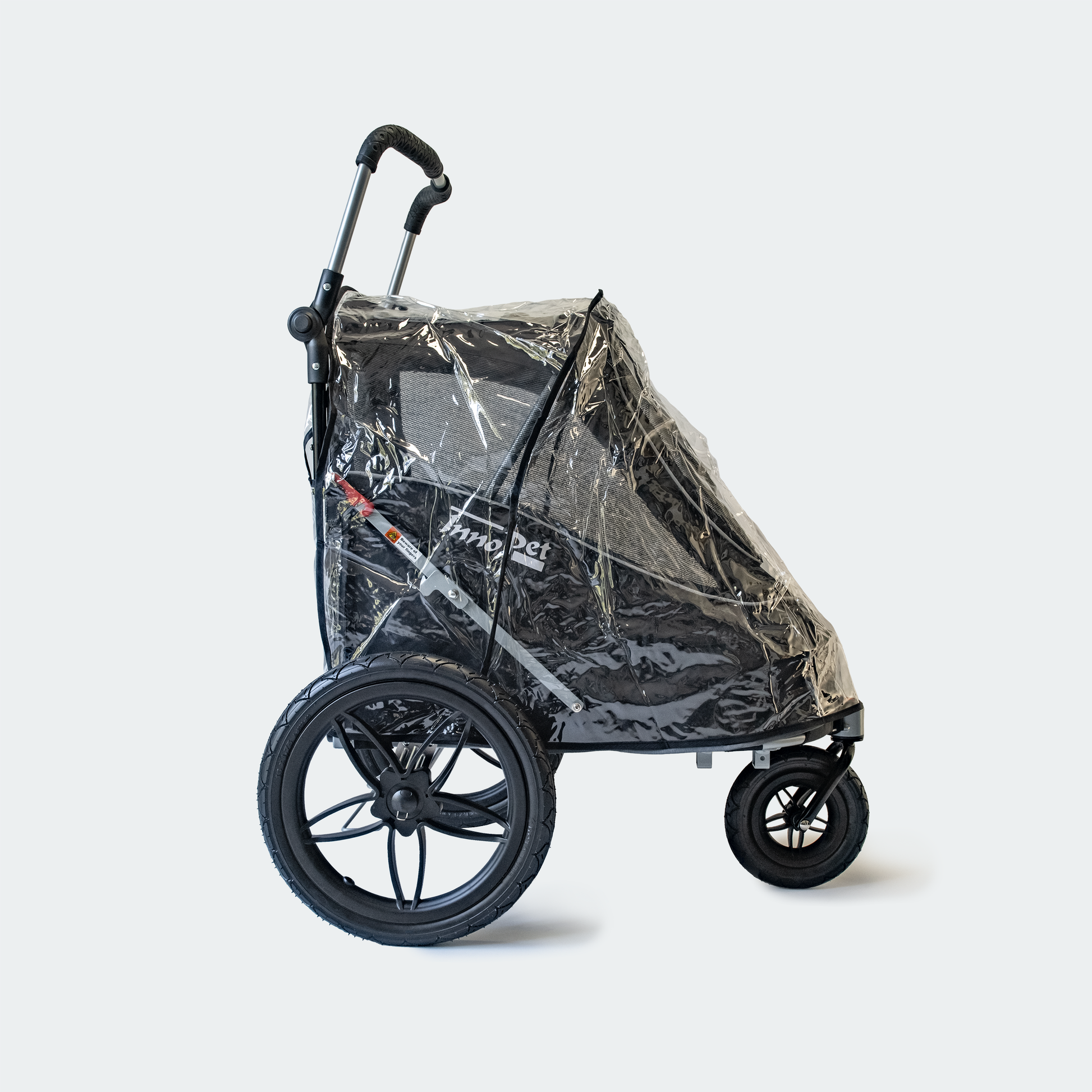 Innopet Sporty Black EVR Dog Stroller - Free Rain Cover