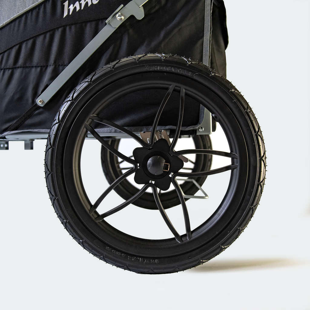 Innopet Sporty Black EVR Dog Stroller - Free Rain Cover