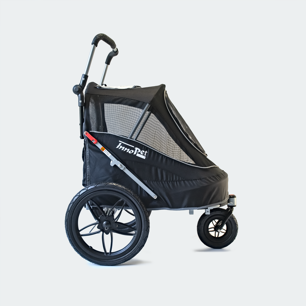 Innopet Sporty Black EVR Dog Stroller - Free Rain Cover