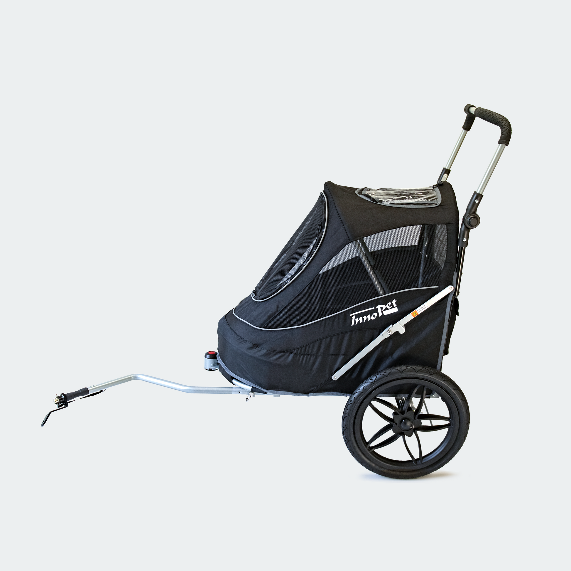 Innopet Sporty Black EVR Dog Stroller - Free Rain Cover