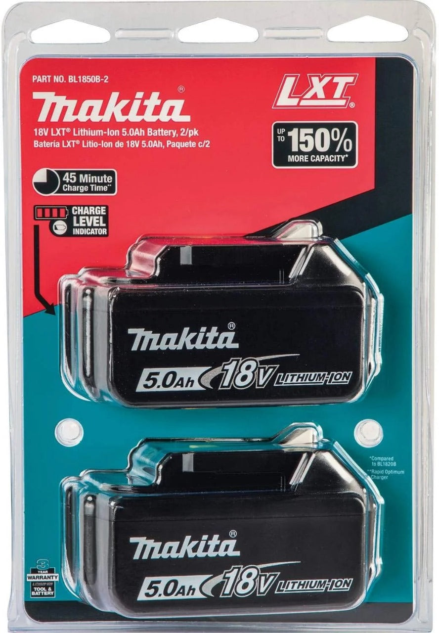 Makita DTM51Z 18V LXT Multi-Tool Kit – Includes 2 x 5.0Ah Batteries and Tool-Free Blade Change